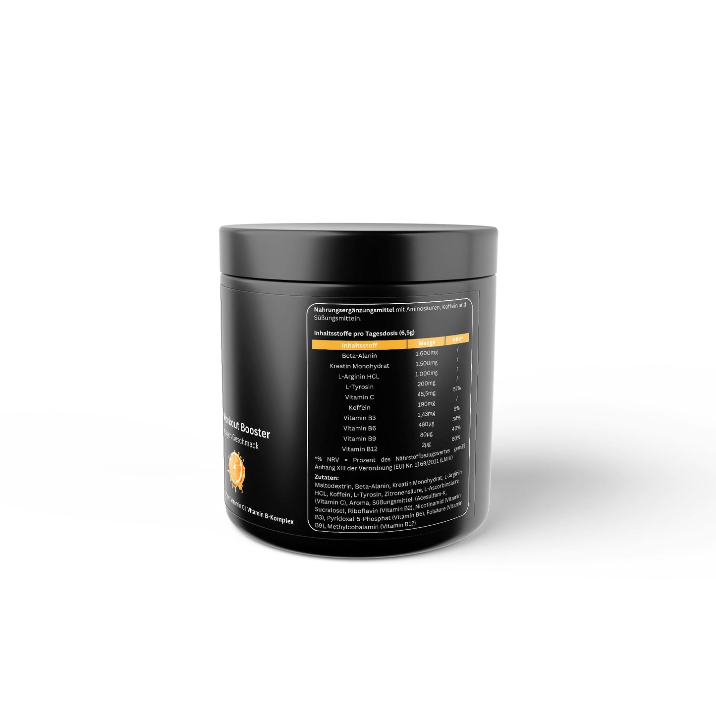Pré-Treino Booster Laranja – 520g