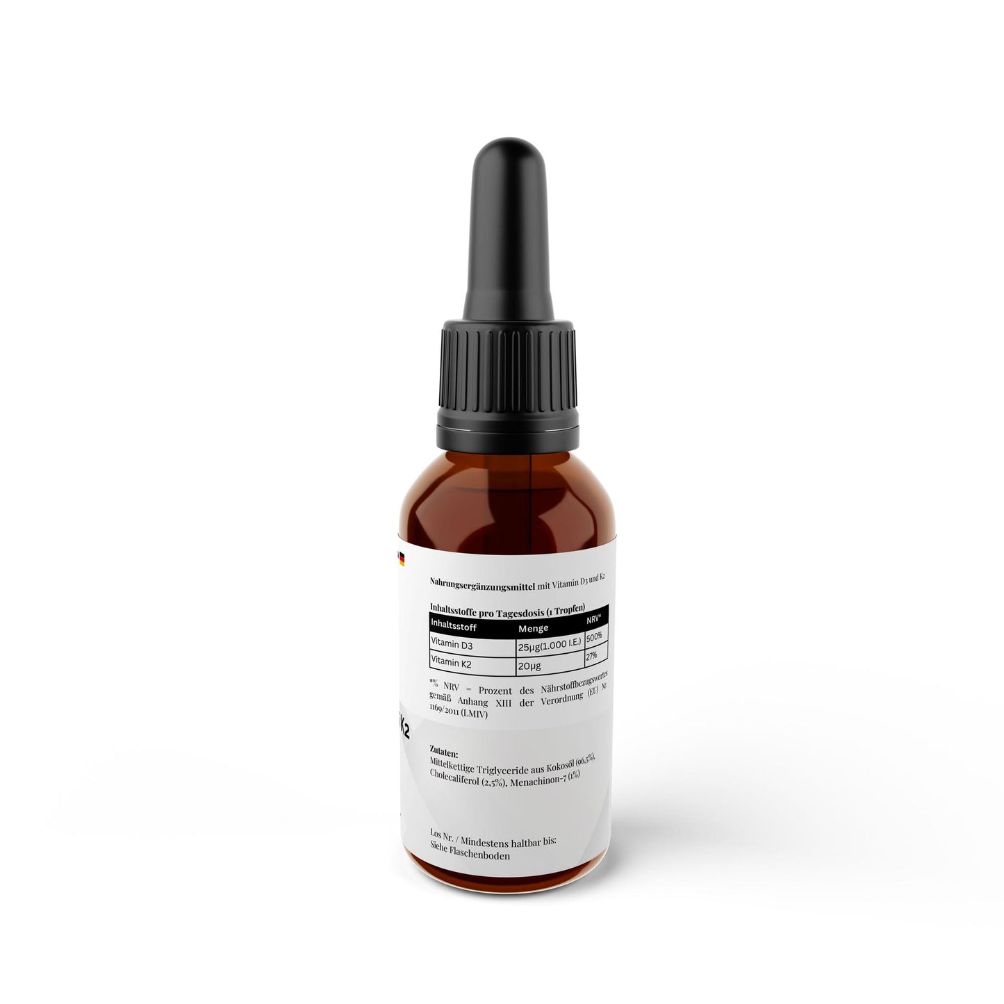 Vitamina D3 + K2 – 1.700 gotas (1.000 UI) – 50 ml