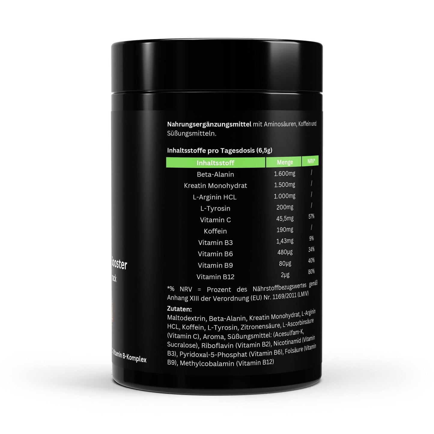 Pré-Treino Booster Maçã – 520g