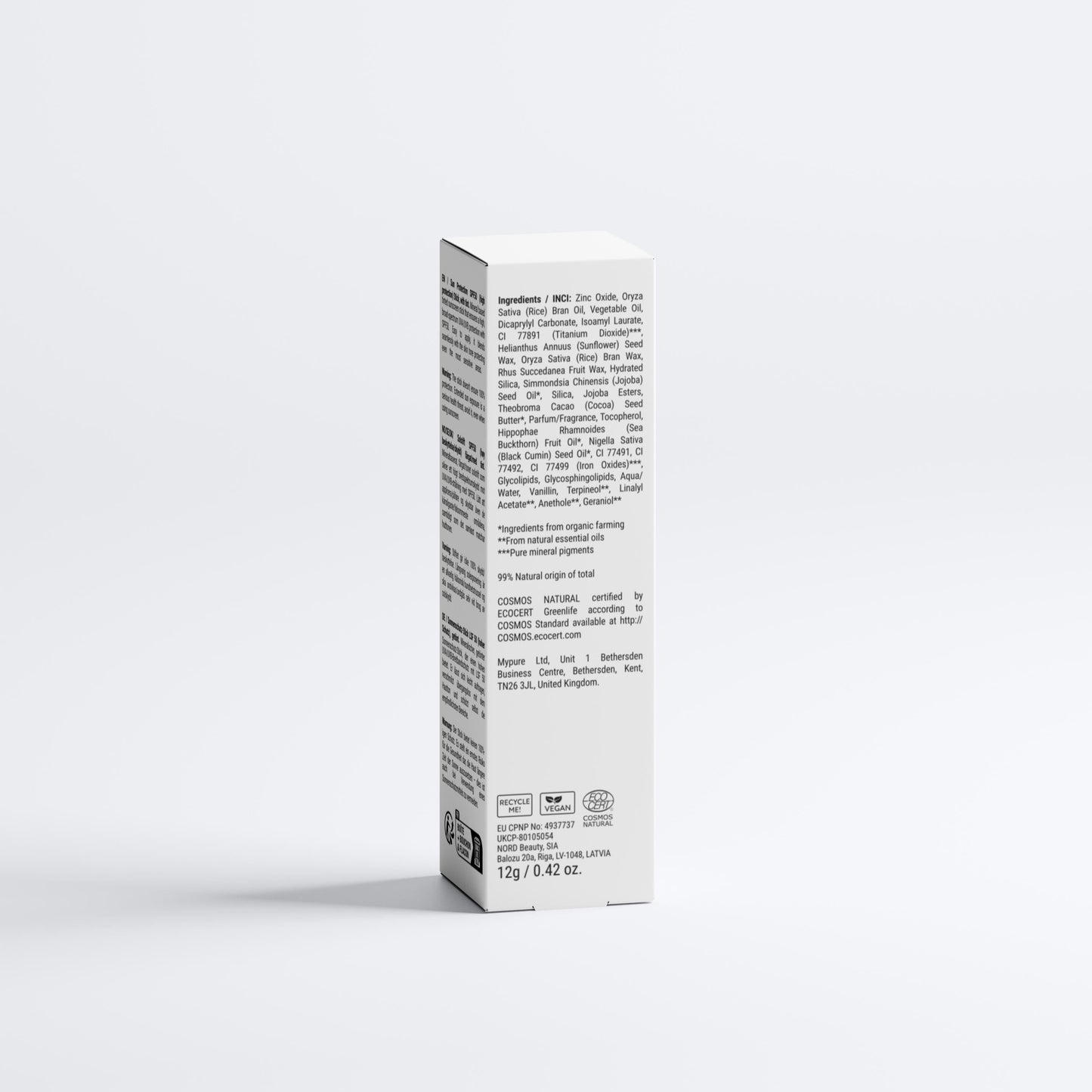 Stick Protetor Solar Mineral com Cor – SPF 50
