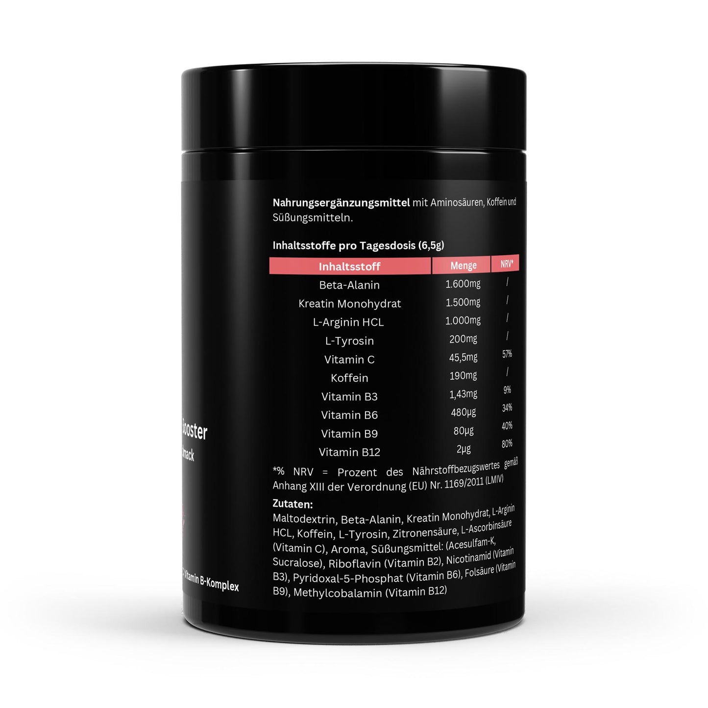 Pré-Treino Booster Framboesa – 520g