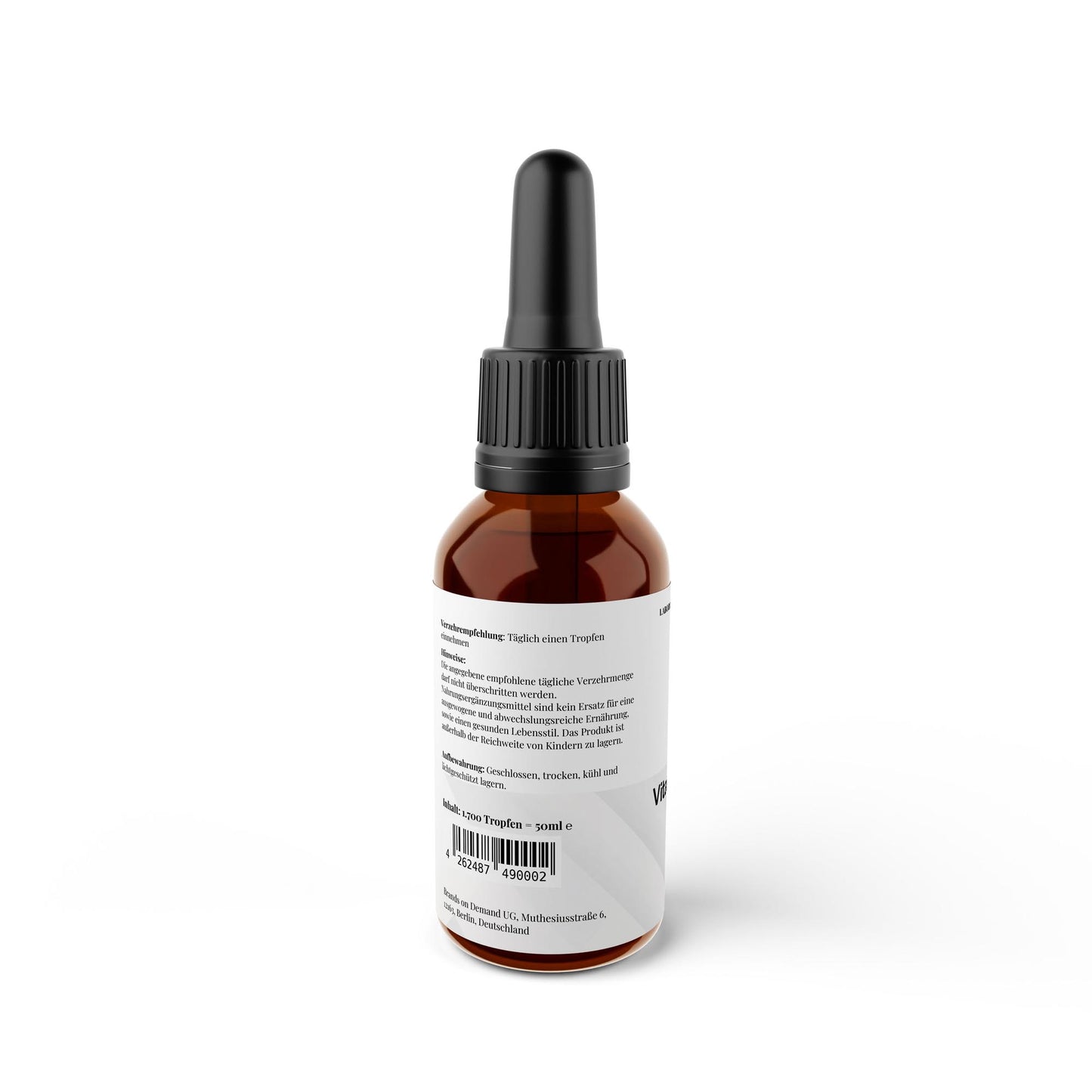 Vitamina D3 + K2 – 1.700 gotas (1.000 UI) – 50 ml