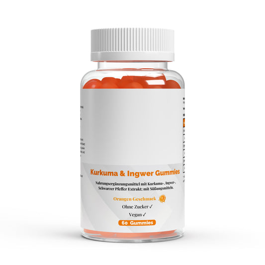 Gomas de Curcuma + Gengibre + Pimenta Preta – 60 unid.
