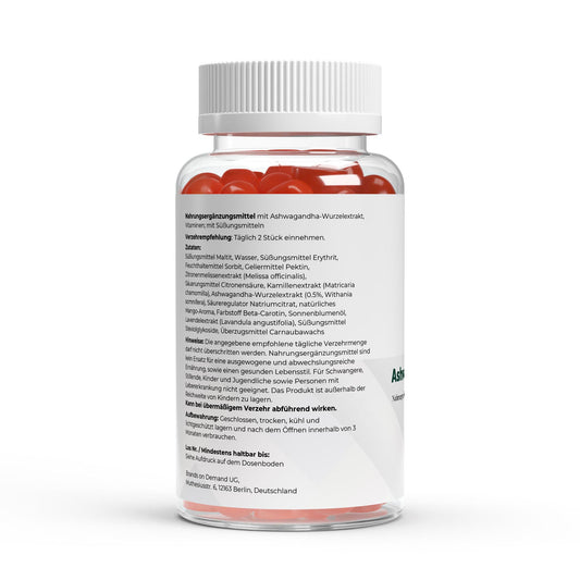 Gomas de Ashwagandha + Vitamina B6 – 60 unid.